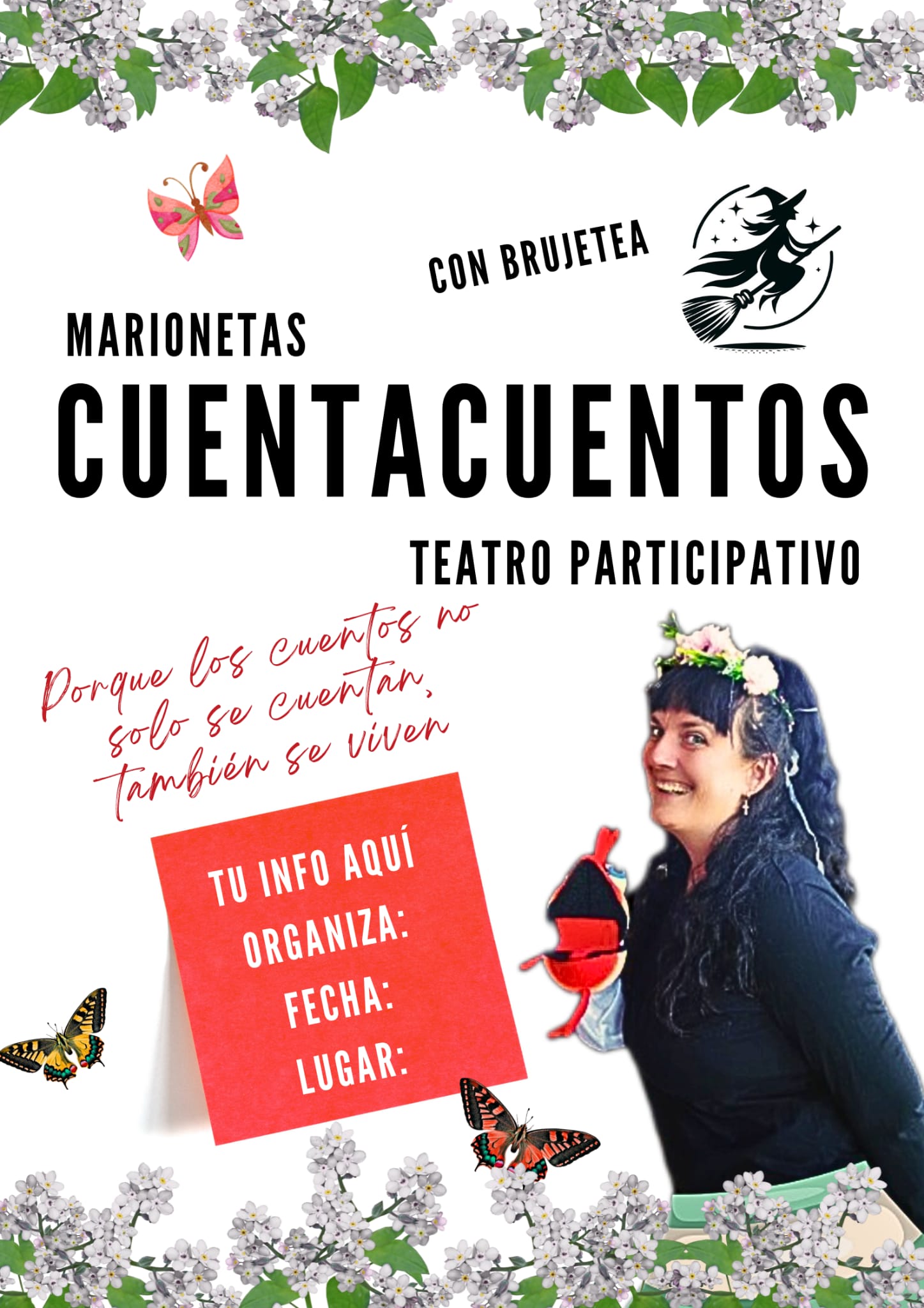 Brujetea -Cuentacuentos, marionetas y teatro cuentacuentos-espectaculo-infantil