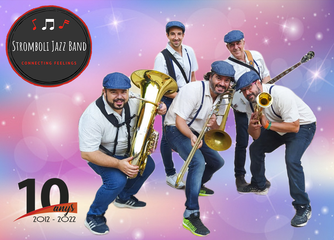 STROMBOLI JAZZ BAND (Dixie Swing) Una explosió de ritme, humor i energia sobre l’escenari