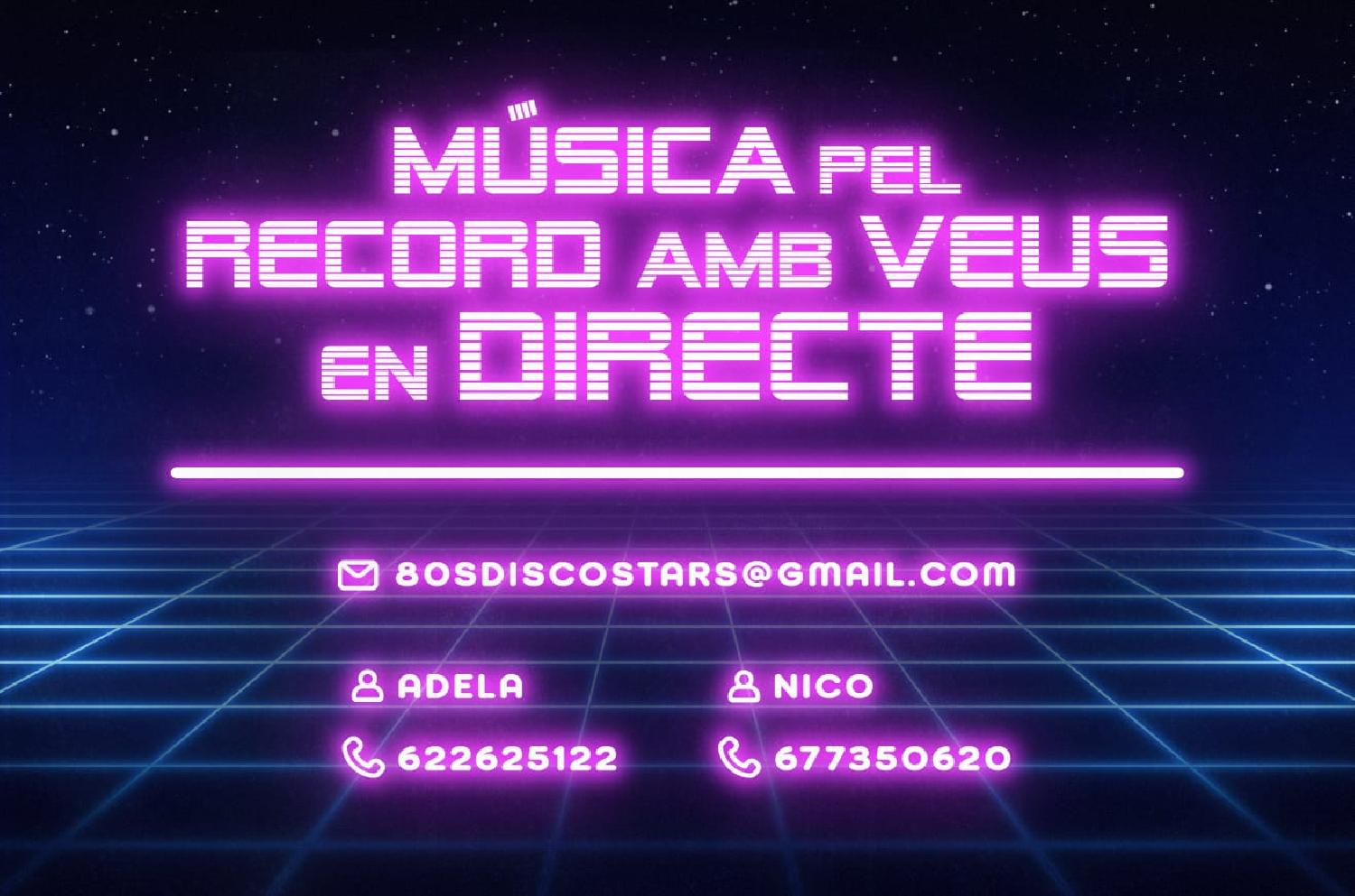 80's Discos Stars Música: Versiones y covers en Barcelona