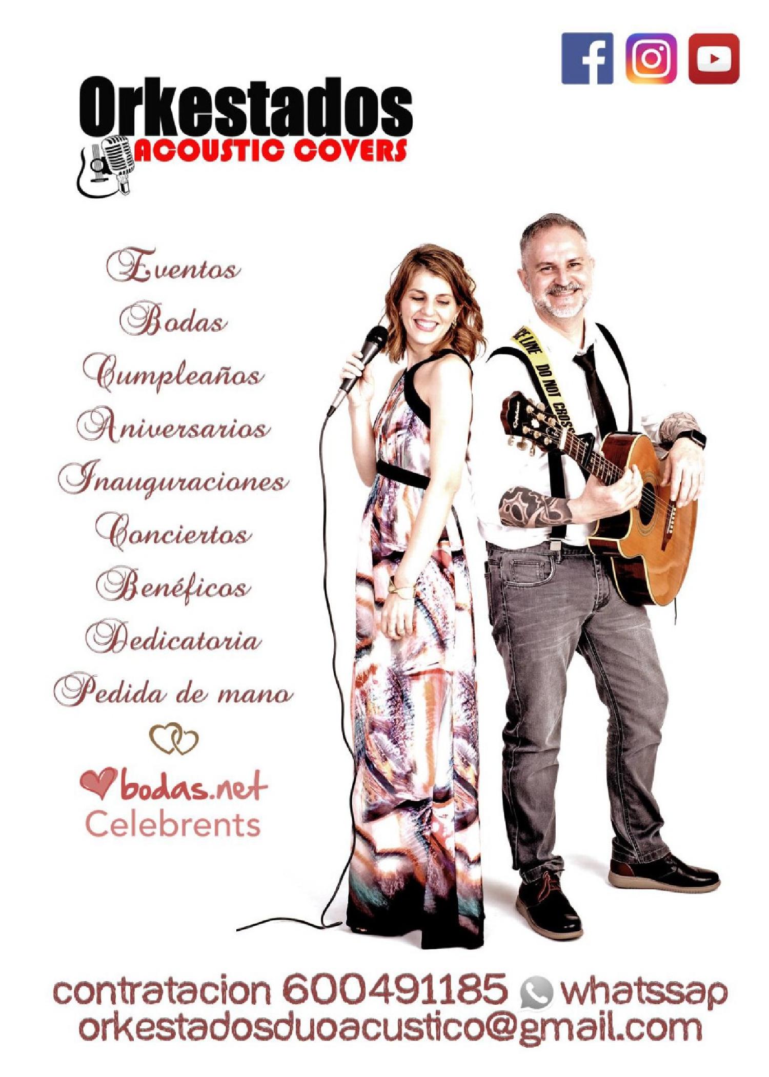 ORKESTADOS dúo acústico Música: Versiones y covers en Sevilla